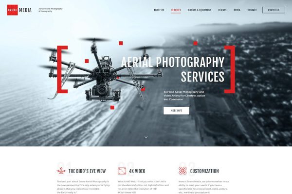 Drone Media WordPress Teması