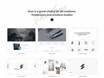 Drox - Agency & Portfolio Responsive Template Yazı Tipi