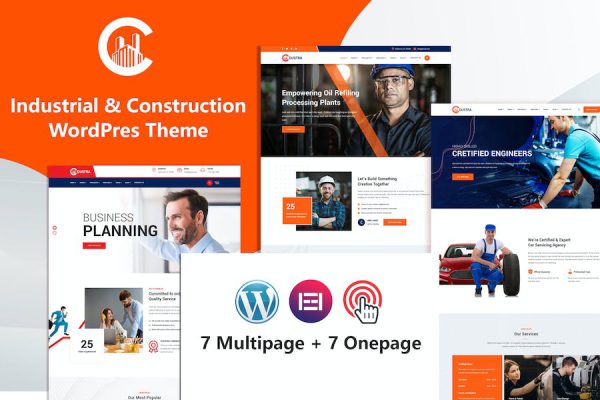 Dustra - Industrial & Construction WordPress Teması