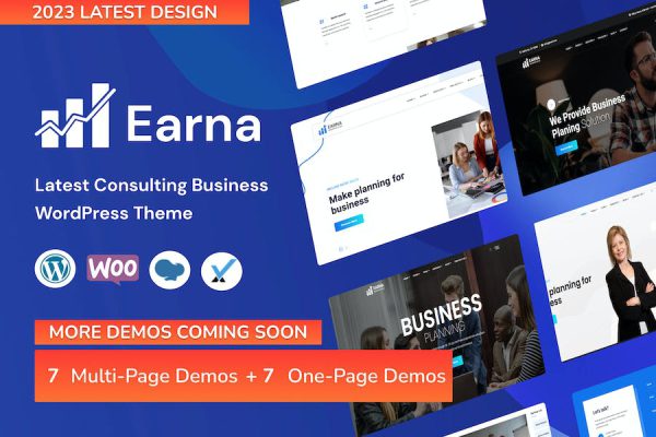 Earna - Business Consulting WordPress Teması