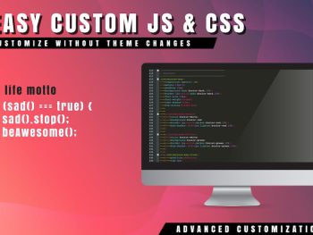 Easy Custom JS and CSS for WordPress WordPress Eklentisi