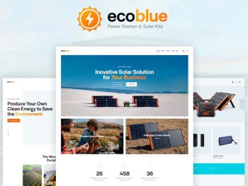 EcoBlue WordPress Teması