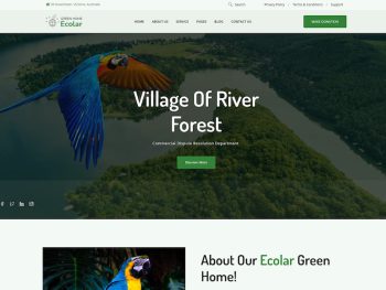 Ecolar - Environment & Ecology WordPress Teması