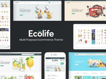 Ecolife - Organic WooCommerce WordPress Teması