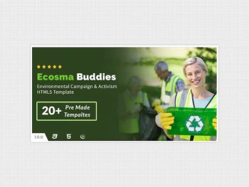 Ecosma Buddies - Environmental Campaign Template Yazı Tipi
