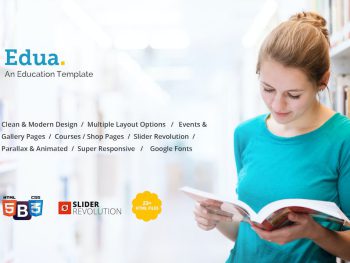 Edua - Educational HTML5 Template Yazı Tipi