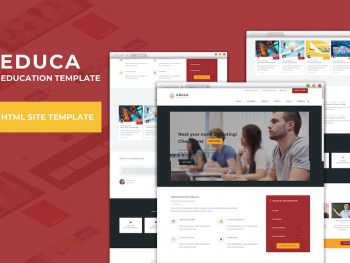 Educa - Education & Courses Template Yazı Tipi