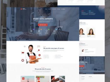 Educa | Landing Page Template Yazı Tipi