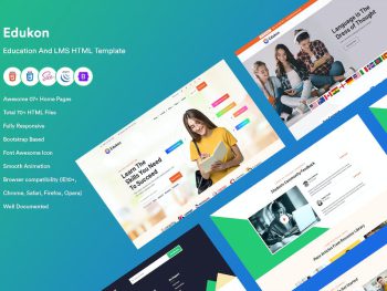Education and LMS HTML Template Yazı Tipi