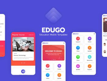 Edugo - Education Mobile Template Yazı Tipi