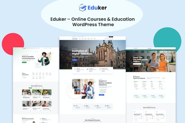 Eduker – Education WordPress Teması