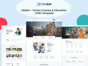 Eduker – Online Course & Education HTML5 Template Yazı Tipi