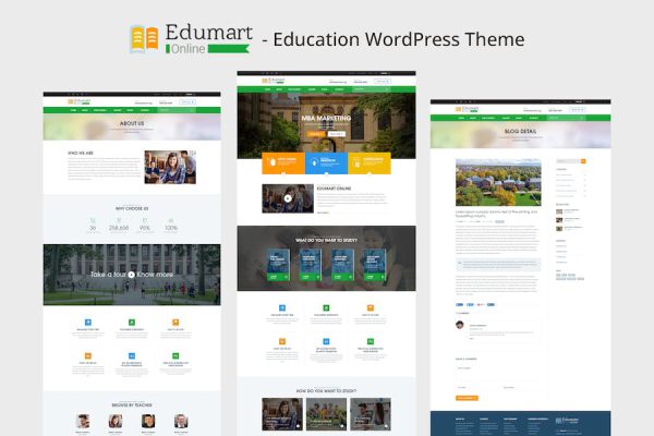 Edumart – Education WordPress Teması