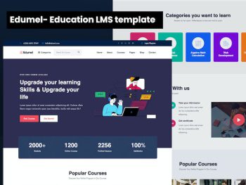 Edumel- Education LMS template Yazı Tipi
