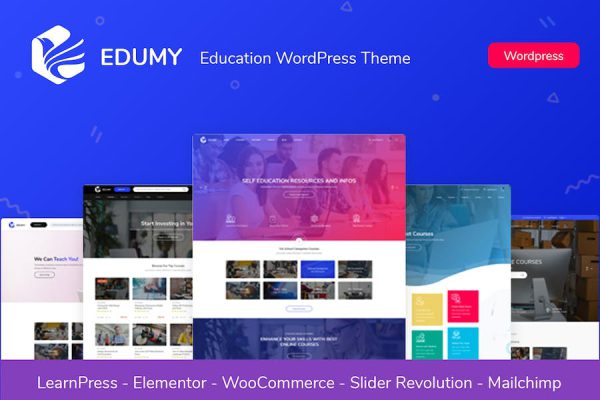 Edumy - LMS Online Education WordPress Teması