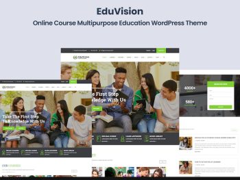 Eduvision - Online Course Education WordPress Teması