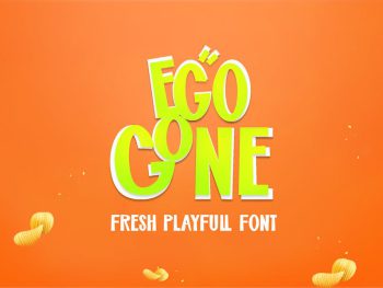 Egogone Font Yazı Tipi