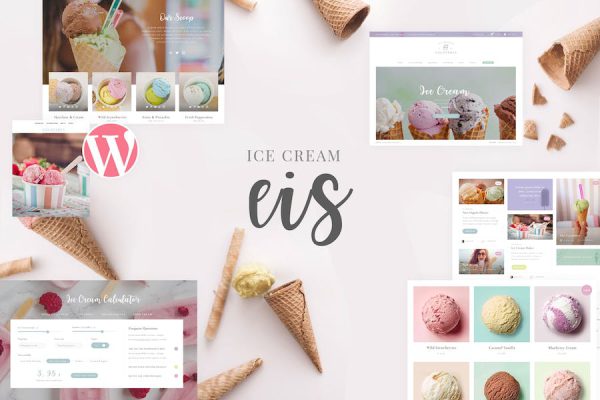 Eis - Ice Cream Shop WordPress Teması