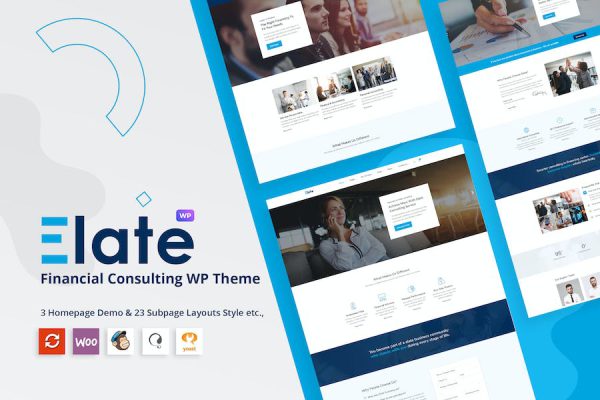 Elate - Financial Consulting WordPress Teması