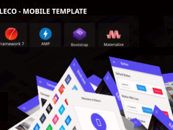 Eleco - Mobile Template UI Kit Yazı Tipi