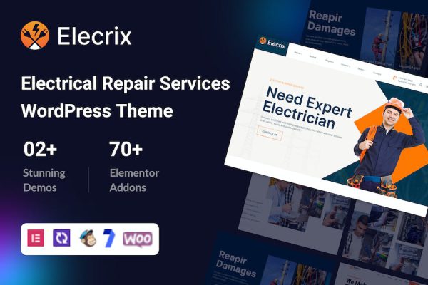 Elecrix – Electrical Repair Services  The WordPress Teması