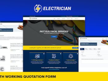 Electrician - Site Template Yazı Tipi