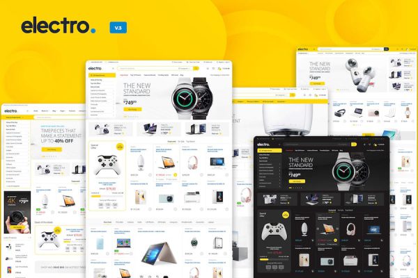 Electro Electronics Store WooCommerce Theme WordPress Teması