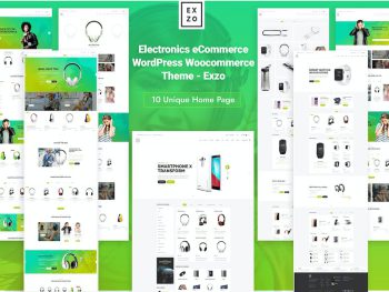 Electronics eCommerce Woocommerce Theme - Exzo WordPress Teması