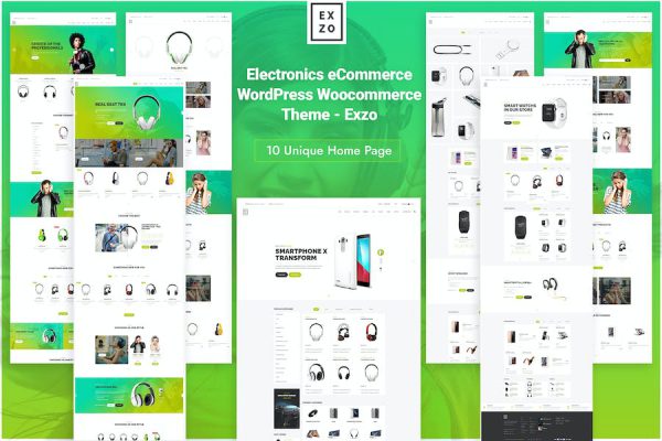 Electronics eCommerce Woocommerce Theme - Exzo WordPress Teması