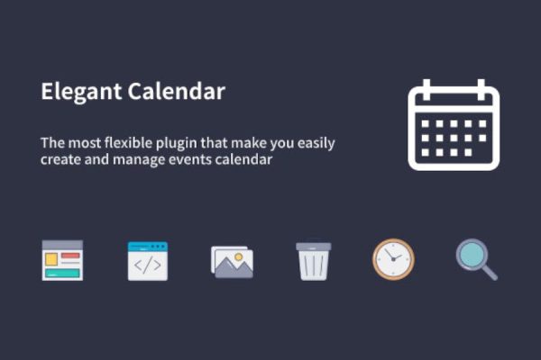 Elegant Calendar - WordPress Events Calendar WordPress Eklentisi