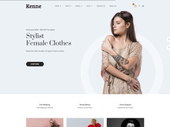 Elegant Fashion Template HTML Version - Kenne Yazı Tipi