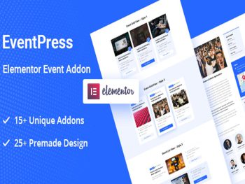 Elementor Events Addon - WordPress Events plugin WordPress Eklentisi