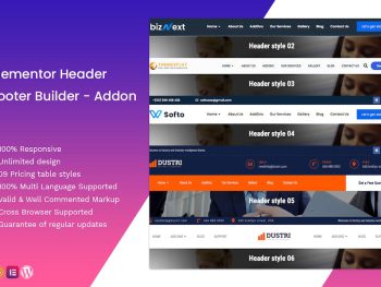 Elementor Header Footer Builder - Addon WordPress Eklentisi