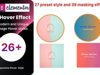 Elementor iHover effect addon WordPress Eklentisi