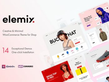 Elemix - Modern & Creative WooCommerce Theme WordPress Teması