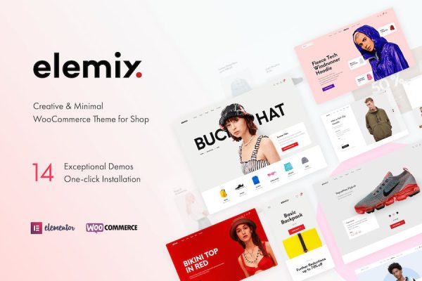 Elemix - Modern & Creative WooCommerce Theme WordPress Teması