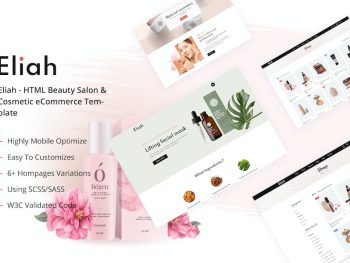 Eliah - HTML Beauty Salon & Cosmetic eCommerce Yazı Tipi