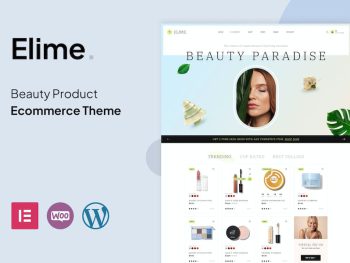 Elime - Multipurpose Cosmetics & Fashion WordPress Teması