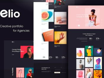 Elio - Creative Portfolio HTML5 CSS3 Template Yazı Tipi