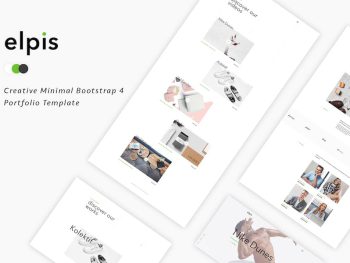 Elpis - Creative Minimal Portfolio Template Yazı Tipi