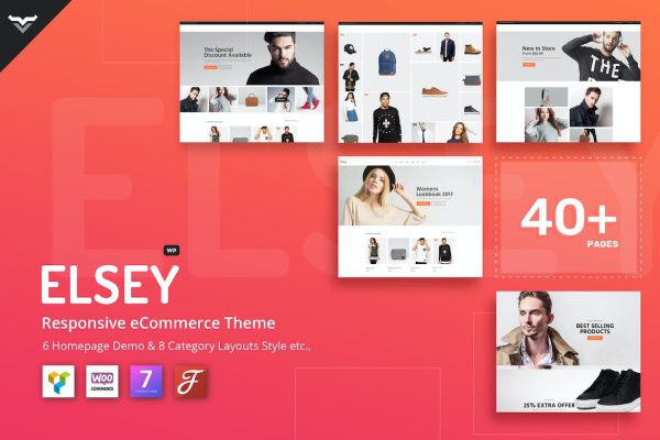 Elsey - Responsive eCommerce Theme WordPress Teması