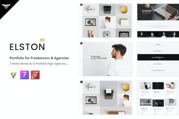 Elston - Portfolio for Freelancers & Agencies WordPress Teması