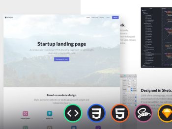 Emanate - Startup Landing Page Yazı Tipi