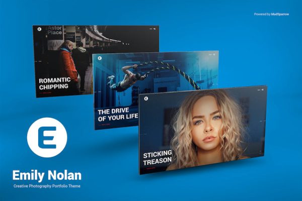 Emily Nolan - Creative Photography Portfolio Theme WordPress Teması