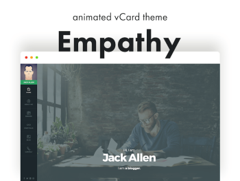 Empathy - Animated vCard WordPress Teması