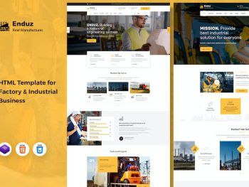 Enduz - Factory HTML Template Yazı Tipi