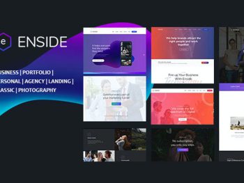 Enside - Multipurpose Onepage Template Yazı Tipi