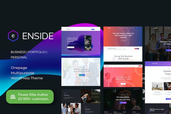 Enside - Multipurpose Onepage WordPress Teması