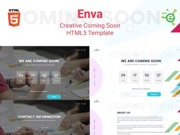 Enva - Creative Coming Soon HTML5 Template Yazı Tipi