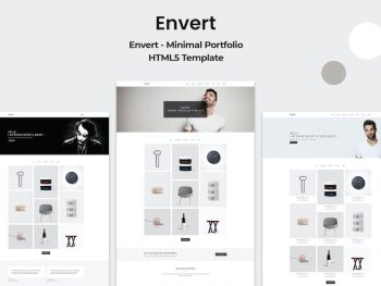 Envert - Minimal Portfolio Template Yazı Tipi